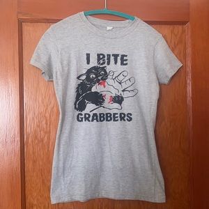 2/$10- “I Bite ***** Grabbers” Tee Shirt